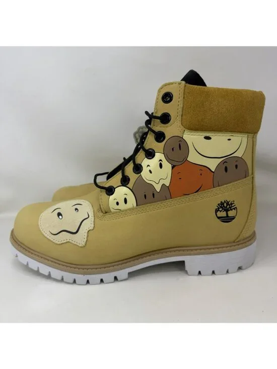 Timberland x CNSTNT DVLPMNT Premium 6" Boots Melted Smileys Men’s Size 10.5 - Picture 2 of 8